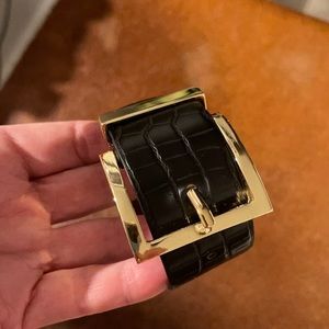 Buckle bracelet imitation alligator. NWOT.